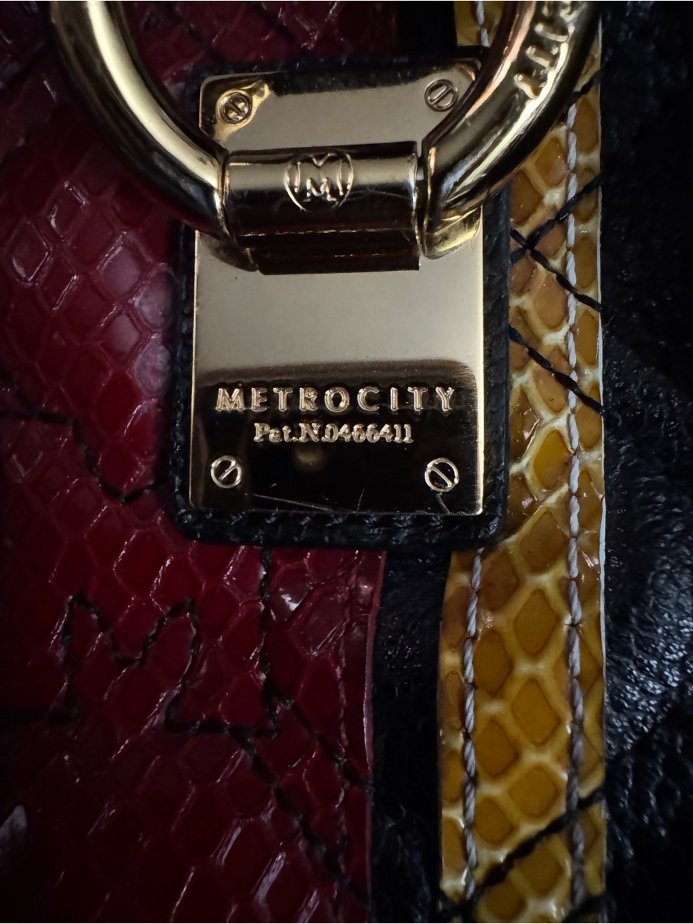 METROCITY Quilted Speedy Boston Bag- Preloved- has lock on side!-dust bag - Picture 14 of 14